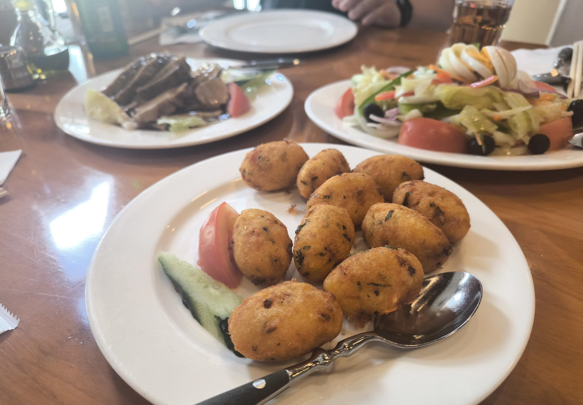 ポルトガル料理セットの昼食