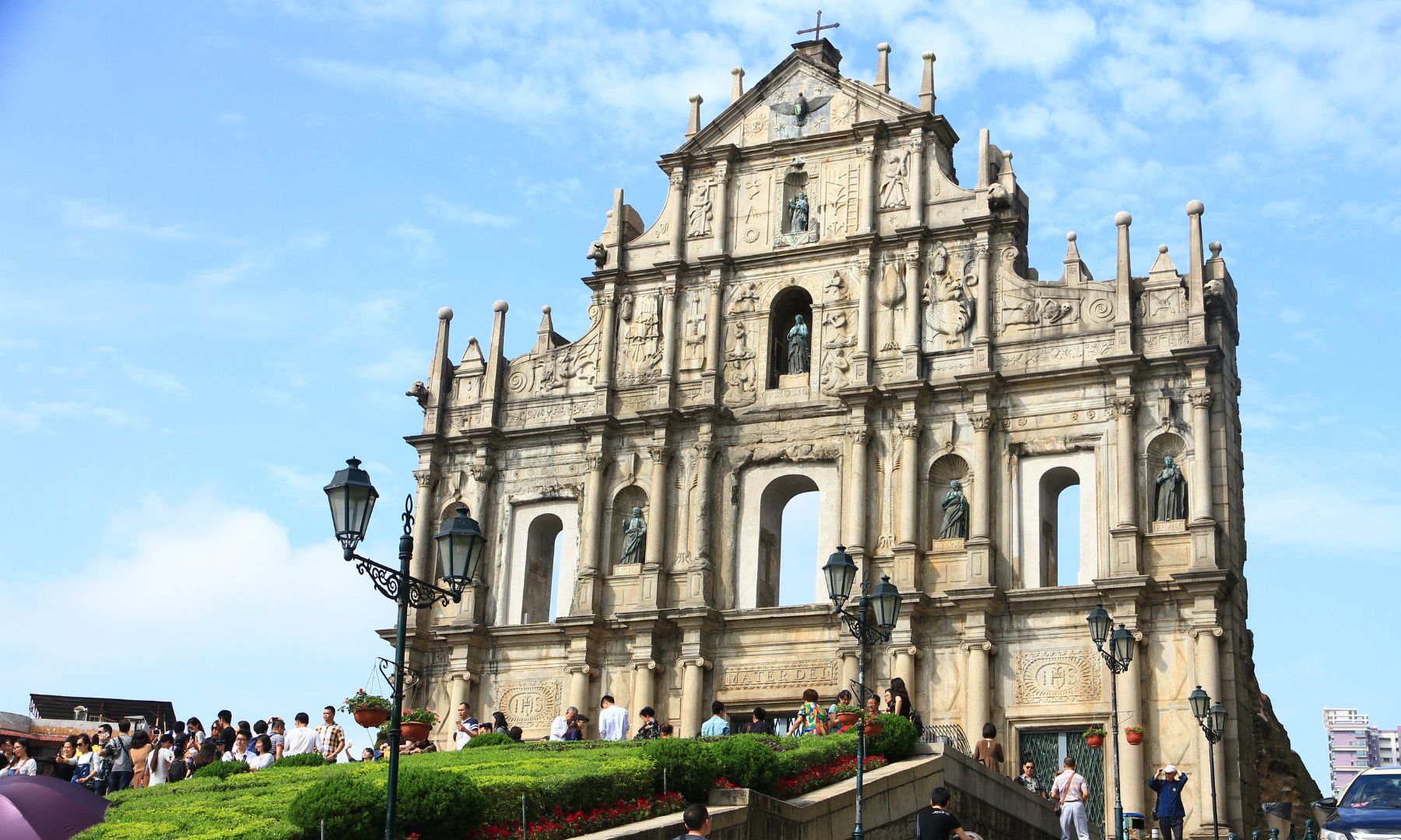 世界遺産観光（聖ポール天主堂跡・旧城壁・ナーチャ廟外観 ）