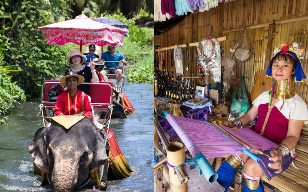 エレファントキャンプにてフリータイム（約30分）