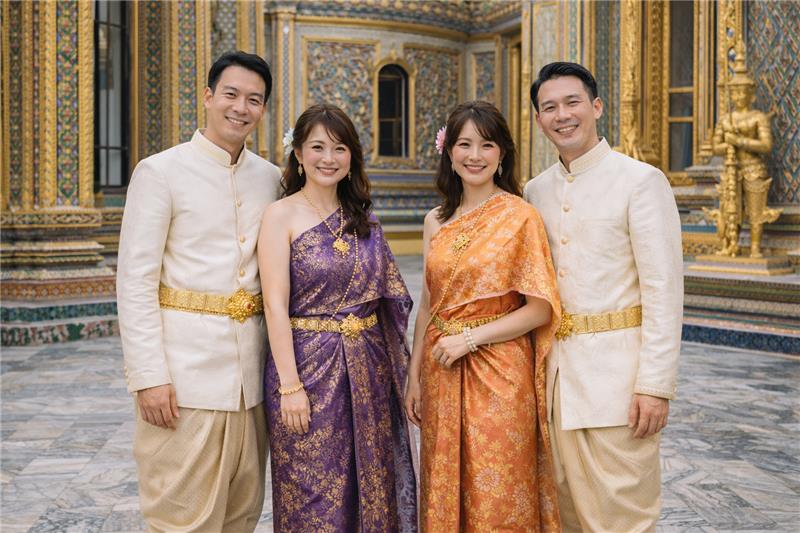 五色モザイクが輝く王室寺院「ワット・ラーチャボピット」へご案内