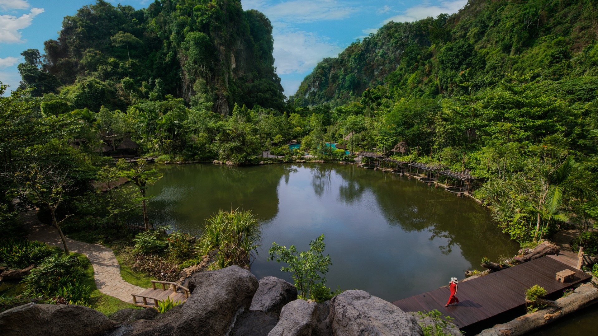 天然温泉が湧き出る隠れ家リゾート「The Banjaran Hotsprings Retreat」到着
