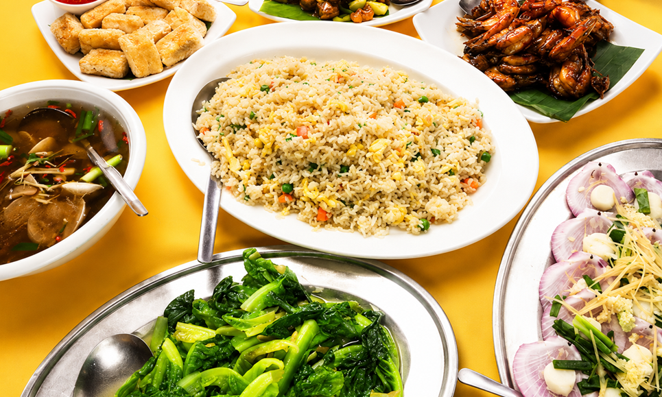 海鮮中華料理のご昼食をお召し上がりください