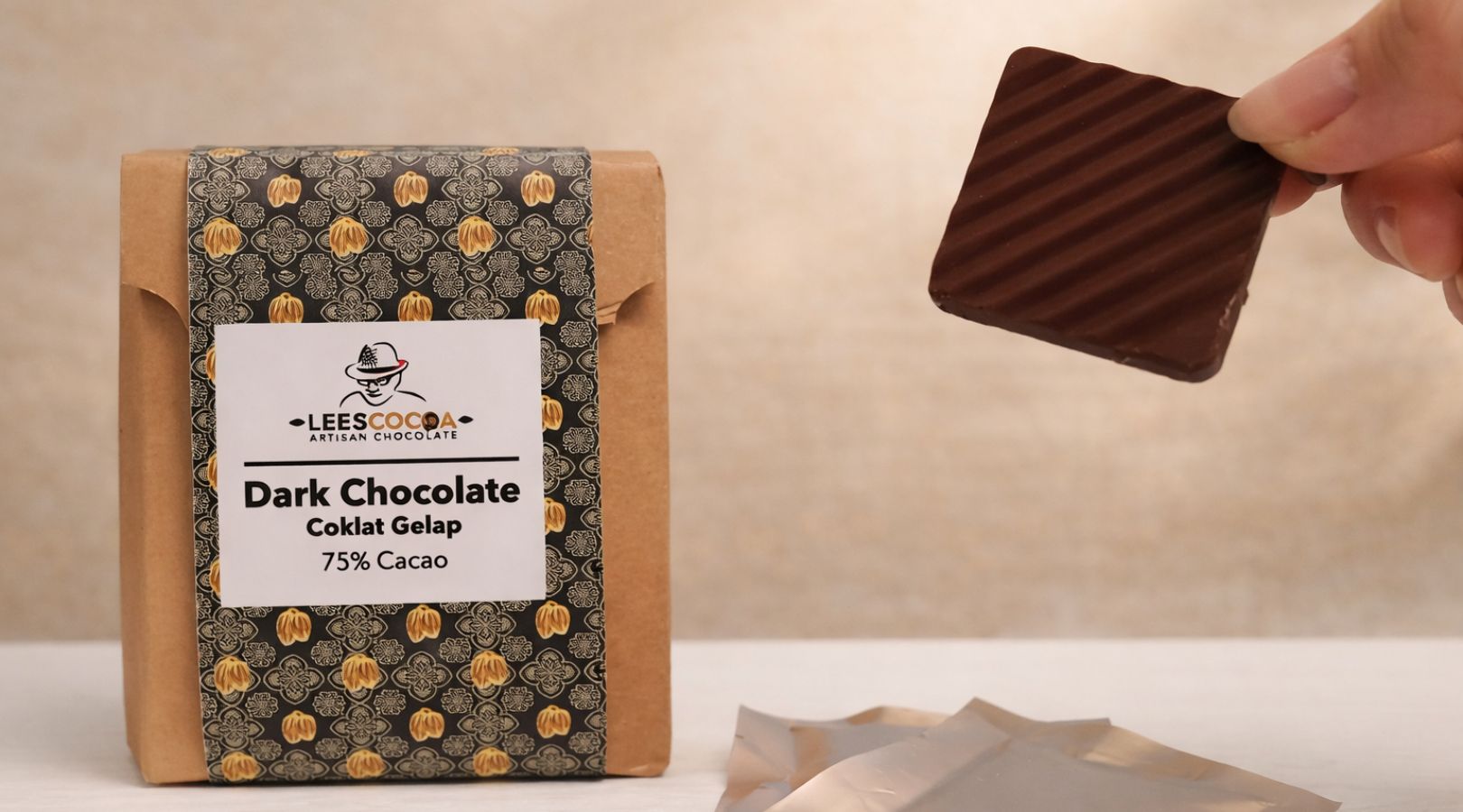愛情たっぷりに育てられたカカオ使用したチョコレートを1箱プレゼント♪