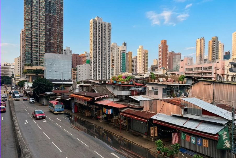 油麻地交差点周辺散策