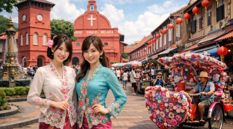 世界遺産マラッカ_クバヤレンタル付きあり