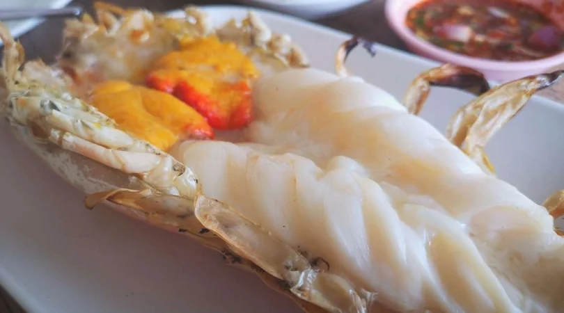 川海老のグリル付き