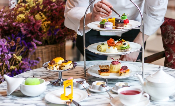 5つ星ホテル サイアムケンピンスキー 「1897 Lounge（旧：Hanuman Bar）」 アフタヌーンティー 