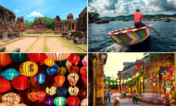 【ダナン発着】世界遺産ミーソン遺跡＋夜までホイアン満喫　バスケットボートでのジャングルクルーズ付き ＜1日 / ホイアン名物を含むランチ付き＞