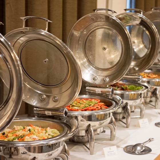 朝食ビュッフェ