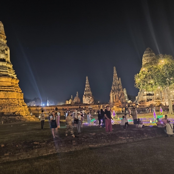 世界遺産・アユタヤサンダウン_ワットチャイワッタナラーム