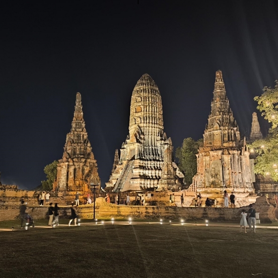 世界遺産・アユタヤサンダウン_ワットチャイワッタナラーム