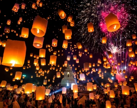 エアアジア利用 ！チェンマイ・コムローイ祭り 2026 1泊2日
