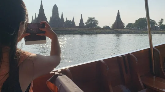 アユタヤ_象と触れ合い体験