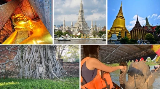 バンコク三大寺院＋世界遺産アユタヤ遺跡