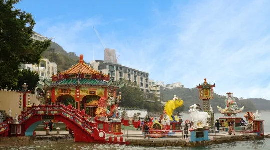 のんびり出発♪アフタヌーン香港＋オープントップバスで爽快ドライブ