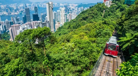 ビクトリアピーク＿ピークトラム