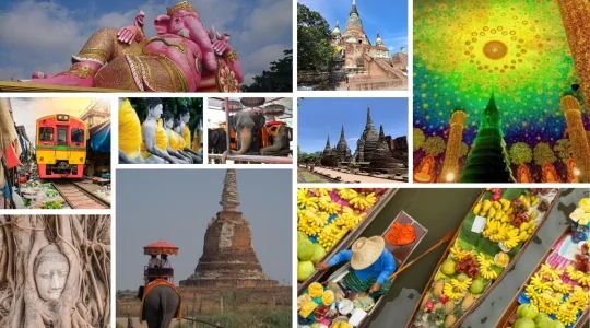 初日はアユタヤ＆象乗り、翌日はマーケットへ！人気スポットを効率よく巡る1.5日間の決定版ツアー