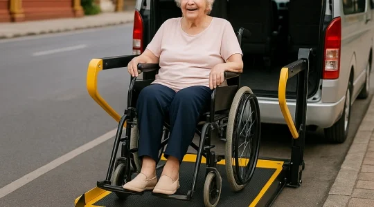 【バンコク】スワンナプーム空港 ⇔ 市内 片道送迎サービス 電動車椅子対応車両