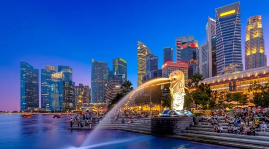 リバーボート乗船＿マーライオン