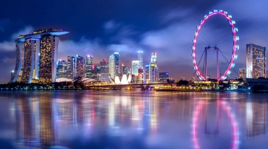 シンガポール夜景