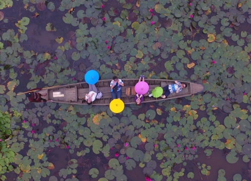 レッドロータス水上マーケット