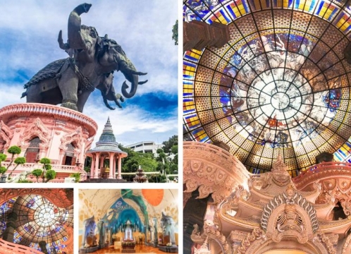 神秘のエラワンミュージアムへ！楽々シャトルバス＜選べる午前発・午後発/嬉しいワットアルン解散＞