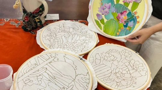 バティック染め体験