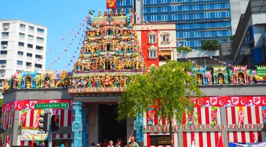 リトルインディア散策＿スリ・ヴィラマカリアマン寺院