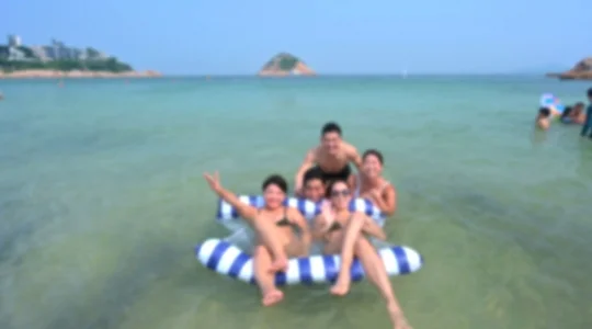 石澳ビーチでの海遊びのようす｜イメージ
