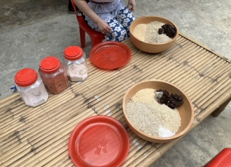 餌作り