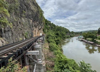 泰緬鉄道絶景です！