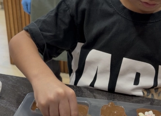 チョコ作り体験兄