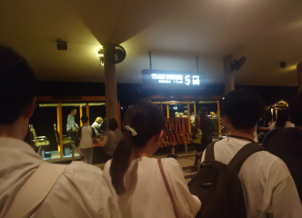 トラムの乗り場