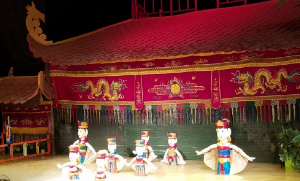 【ハノイ】旧市街＋ナイトマーケット散策+水上人形劇鑑賞