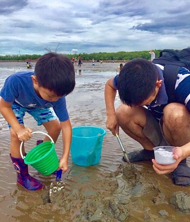 潮干狩り＆水浴びをお楽しみ下さい