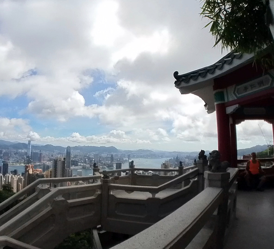 ビクトリアピークの大平山獅子亭