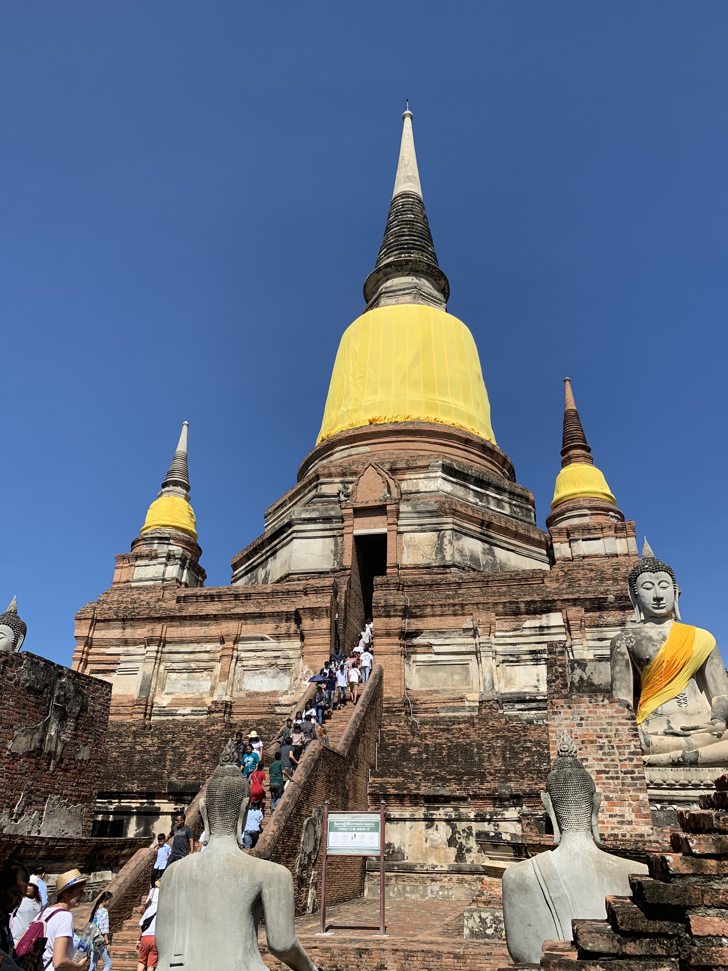 世界遺産アユタヤ遺跡半日観光 象乗り体験 日本語ガイド 午後半日 夕食付きプランあり 有名店 Coca レストランでタイスキの夕食付き