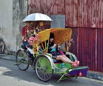 トライショー乗車体験