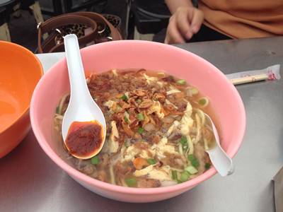 夕食｜屋台街にて