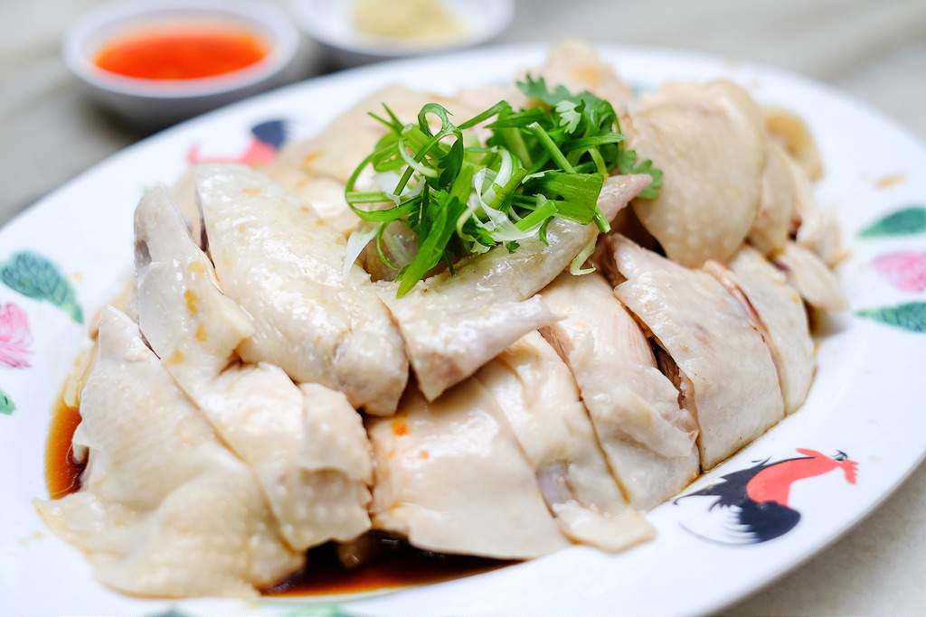 チキンライスの昼食