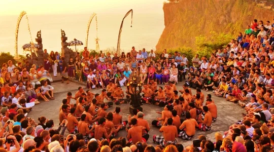 ウルワツ夕日２