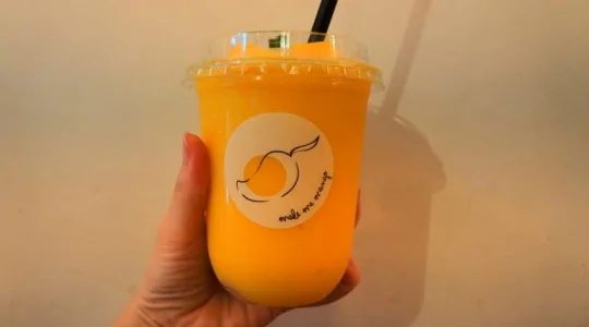 メイクミーマンゴーでマンゴースムージー