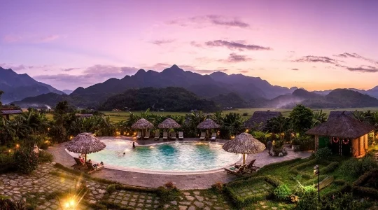 山岳民族に会いに行こう！マイチャウエコロッジ（MAI CHAU ECOLODGE）