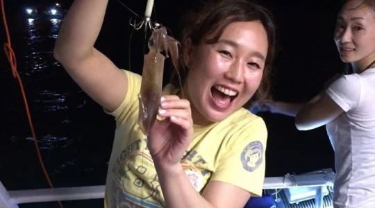 イカ釣りイメージ