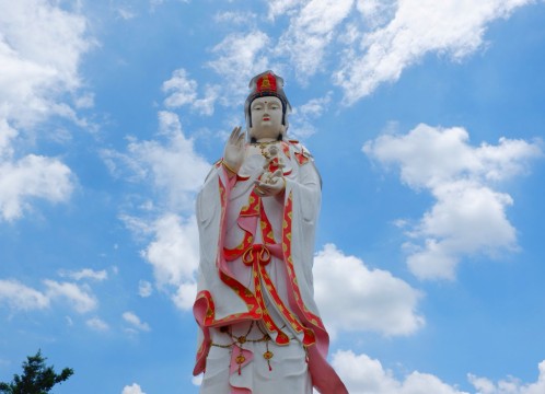 巨大なピンクガネーシャ