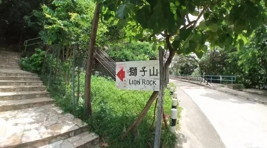 ライオンロック 登り口 イメージ