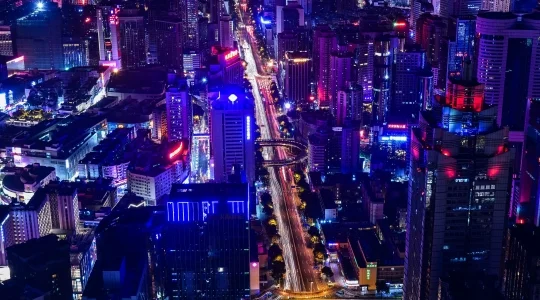 深セン 夜景 イメージ