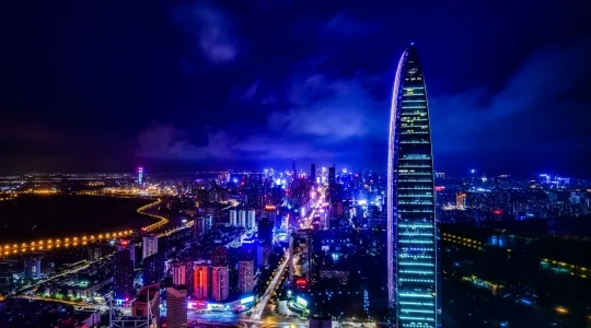 深セン 夜景 イメージ
