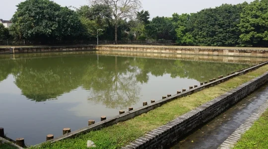 虎門 アヘン戦争博物館（林則徐記念館）～ 林則徐が没収したアヘンを流し込んだプール