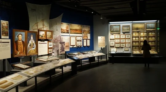虎門 海戦博物館 館内の展示物 イメージ